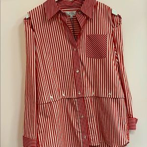 Milly Red Button Down Shirt